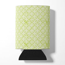 Load image into Gallery viewer, Gemoetric Circles on Green Watercolor Can or Bottle Hugger BB7493CC