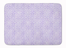 Load image into Gallery viewer, Gemoetric Circles on Purple Watercolor Machine Washable Memory Foam Mat BB7494RUG