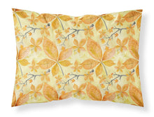 Load image into Gallery viewer, Fall Leaves and Branches Fabric Standard Pillowcase – Artistic Decorative Front, White Back BB7495PILLOWCASE