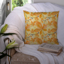 Load image into Gallery viewer, Fall Leaves and Branches Throw Pillow - 14x14 Decorative Pillow – Art for Your Home &amp; Patio BB7495PW1414