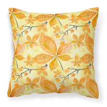 Load image into Gallery viewer, Fall Leaves and Branches Fabric Decorative Pillow BB7495PW1818