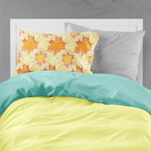 Load image into Gallery viewer, Fall Leaves Scattered Fabric Standard Pillowcase – Artistic Decorative Front, White Back BB7496PILLOWCASE