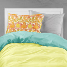 Load image into Gallery viewer, Fall Leaves Watercolor Fabric Standard Pillowcase – Artistic Decorative Front, White Back BB7497PILLOWCASE