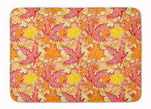 Load image into Gallery viewer, Fall Leaves Watercolor Red Machine Washable Memory Foam Mat BB7498RUG