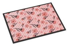 Load image into Gallery viewer, Pink Flowers and Polka Dots Doormat - 18x27 Decorative Floor Mat – Indoor/Outdoor Rug with Artistic Flair BB7499MAT