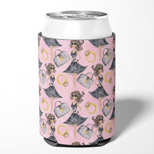 Load image into Gallery viewer, Watercolor Fashion Diva on Pink Can or Bottle Hugger BB7500CC