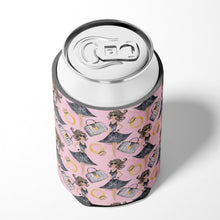Load image into Gallery viewer, Watercolor Fashion Diva on Pink Can or Bottle Hugger BB7500CC