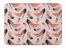 Load image into Gallery viewer, Watercolor Fashion Diva Shoes Machine Washable Memory Foam Mat BB7504RUG