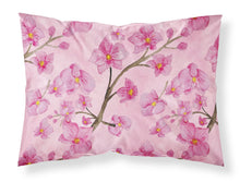Load image into Gallery viewer, Watercolor Pink Flowers Fabric Standard Pillowcase – Artistic Decorative Front, White Back BB7505PILLOWCASE