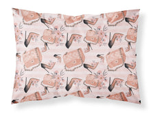 Load image into Gallery viewer, Fashion Diva Shoes and Purses Fabric Standard Pillowcase – Artistic Decorative Front, White Back BB7506PILLOWCASE