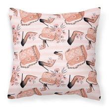 Load image into Gallery viewer, Fashion Diva Shoes and Purses Fabric Decorative Pillow BB7506PW1818