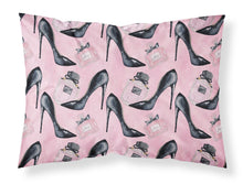 Load image into Gallery viewer, Fashion Diva Shoes and Perfume Fabric Standard Pillowcase – Artistic Decorative Front, White Back BB7507PILLOWCASE