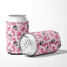 Load image into Gallery viewer, Watercolor Pink Flowers and Perfume Can or Bottle Hugger BB7510CC