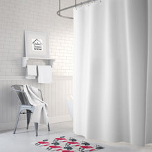 Load image into Gallery viewer, Watercolor Lipstick and Grey Stripes Machine Washable Memory Foam Mat BB7512RUG