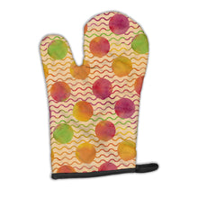 Load image into Gallery viewer, Watercolor Rainbow Dots and Sqiggles Oven Mitt BB7514OVMT
