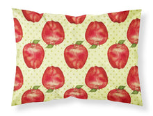 Load image into Gallery viewer, Watercolor Apples and Polkadots Fabric Standard Pillowcase – Artistic Decorative Front, White Back BB7516PILLOWCASE