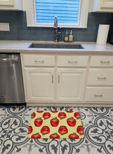 Load image into Gallery viewer, Watercolor Apples and Polkadots Machine Washable Memory Foam Mat BB7516RUG