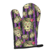 Load image into Gallery viewer, Watecolor Day of the Dead Halloween Oven Mitt BB7519OVMT