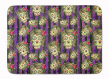 Load image into Gallery viewer, Watecolor Day of the Dead Halloween Machine Washable Memory Foam Mat BB7519RUG