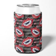Load image into Gallery viewer, Watecolor Halloween Vampire Teeth Can or Bottle Hugger BB7520CC