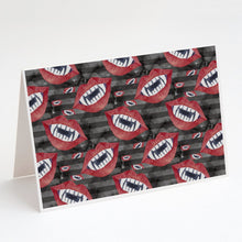 Load image into Gallery viewer, Watecolor Halloween Vampire Teeth Greeting Cards -  Blank Note Cards – 8-Pack of Artist-Designed Cards with Envelopes