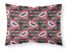 Load image into Gallery viewer, Watecolor Halloween Vampire Teeth Fabric Standard Pillowcase – Artistic Decorative Front, White Back BB7520PILLOWCASE