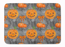 Load image into Gallery viewer, Watecolor Halloween Pumpkins Machine Washable Memory Foam Mat BB7521RUG