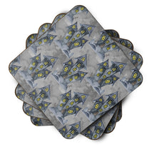 Load image into Gallery viewer, Watecolor Halloween Haunted House Foam Coaster  BB7522FC