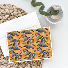 Load image into Gallery viewer, Watecolor Halloween Witches Hat Greeting Cards -  Blank Note Cards – 8-Pack of Artist-Designed Cards with Envelopes