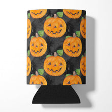 Load image into Gallery viewer, Watecolor Halloween Jack-O-Lantern Can or Bottle Hugger BB7524CC