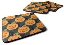 Load image into Gallery viewer, Watecolor Halloween Jack-O-Lantern Foam Coaster  BB7524FC