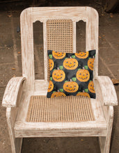 Load image into Gallery viewer, Watecolor Halloween Jack-O-Lantern Fabric Decorative Pillow BB7524PW1818