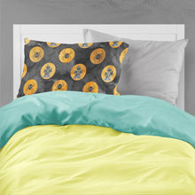 Load image into Gallery viewer, Watecolor Halloween Circles Fabric Standard Pillowcase – Artistic Decorative Front, White Back BB7529PILLOWCASE