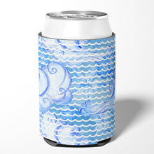 Load image into Gallery viewer, Beach Watercolor Abstract Waves Can or Bottle Hugger BB7530CC