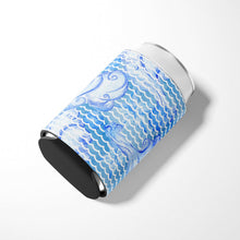 Load image into Gallery viewer, Beach Watercolor Abstract Waves Can or Bottle Hugger BB7530CC
