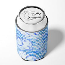 Load image into Gallery viewer, Beach Watercolor Abstract Waves Can or Bottle Hugger BB7530CC