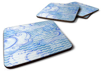 Load image into Gallery viewer, Beach Watercolor Abstract Waves Foam Coaster  BB7530FC