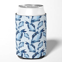 Load image into Gallery viewer, Beach Watercolor Fishes Can or Bottle Hugger BB7532CC