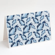 Load image into Gallery viewer, Beach Watercolor Fishes Greeting Cards -  Blank Note Cards – 8-Pack of Artist-Designed Cards with Envelopes
