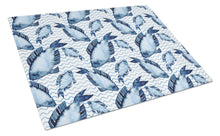 Load image into Gallery viewer, Beach Watercolor Fishes Glass Cutting Boards – Durable, Decorative Kitchen Art Large BB7532LCB