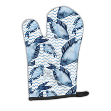 Load image into Gallery viewer, Beach Watercolor Fishes Oven Mitt BB7532OVMT