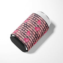 Load image into Gallery viewer, Watercolor Heart Paper Clips Can or Bottle Hugger BB7536CC