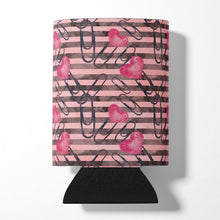 Load image into Gallery viewer, Watercolor Heart Paper Clips Can or Bottle Hugger BB7536CC