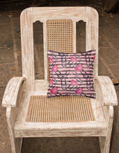 Load image into Gallery viewer, Watercolor Heart Paper Clips Fabric Decorative Pillow BB7536PW1818