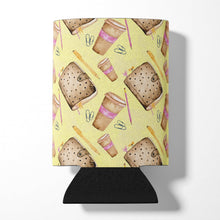 Load image into Gallery viewer, Watercolor Coffee and Journal Can or Bottle Hugger BB7537CC