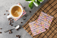 Load image into Gallery viewer, Watercolor Coffee and Paper Clips Foam Coaster  BB7538FC