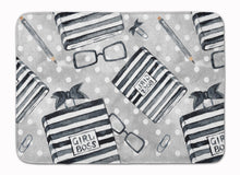 Load image into Gallery viewer, Watercolor Girl Boss Journal Machine Washable Memory Foam Mat BB7541RUG