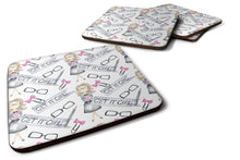 Load image into Gallery viewer, Watercolor Girl Boss Get it Girl Foam Coaster  BB7542FC