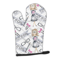 Load image into Gallery viewer, Watercolor Girl Boss Get it Girl Oven Mitt BB7542OVMT