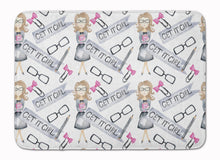 Load image into Gallery viewer, Watercolor Girl Boss Get it Girl Machine Washable Memory Foam Mat BB7542RUG